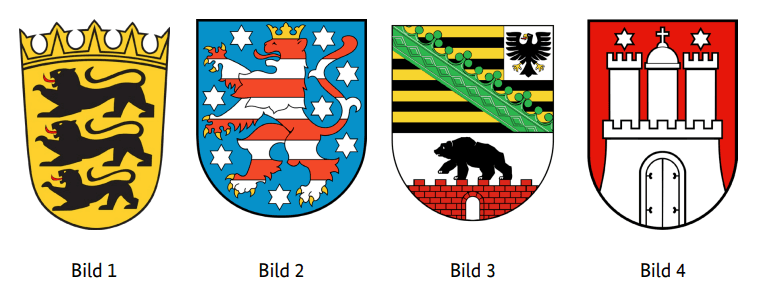 Which coat of arms belongs to the state of Baden-Württemberg?