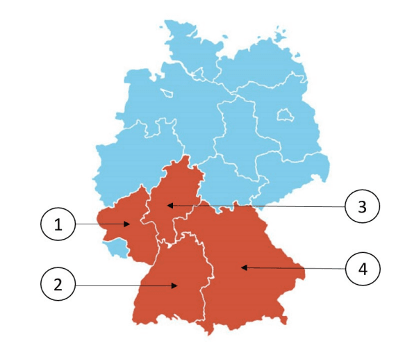 Which federal state is Baden-Württemberg?